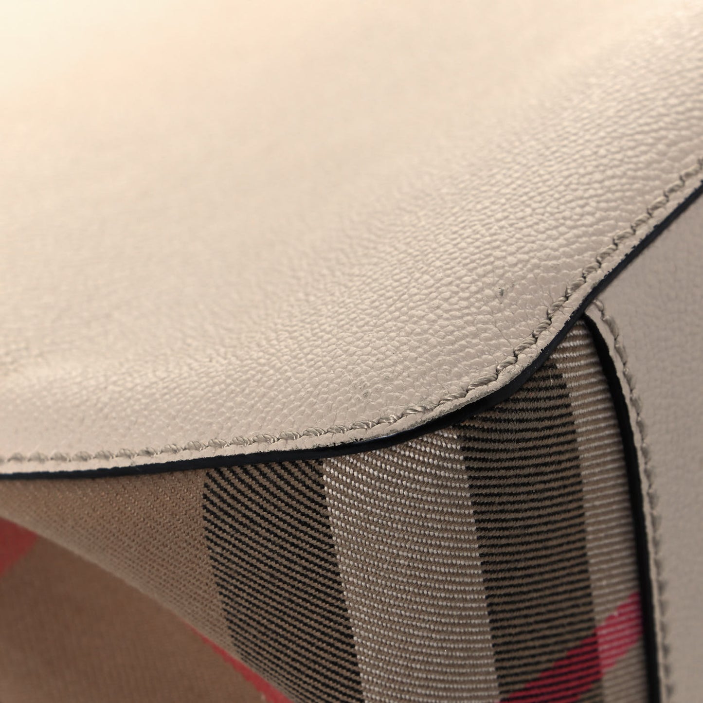 Soft Grain Calfskin House Check Small Helmsley Crossbody Limestone