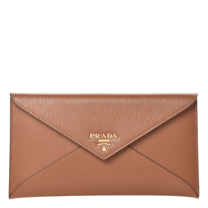 Prada Vitello Move Envelope Wallet Caramel 1 of 8