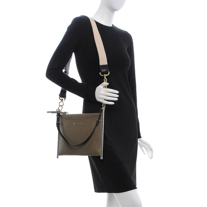 Chloe Smooth Calfskin Medium Roy Clutch Merino Grey 2 of 7