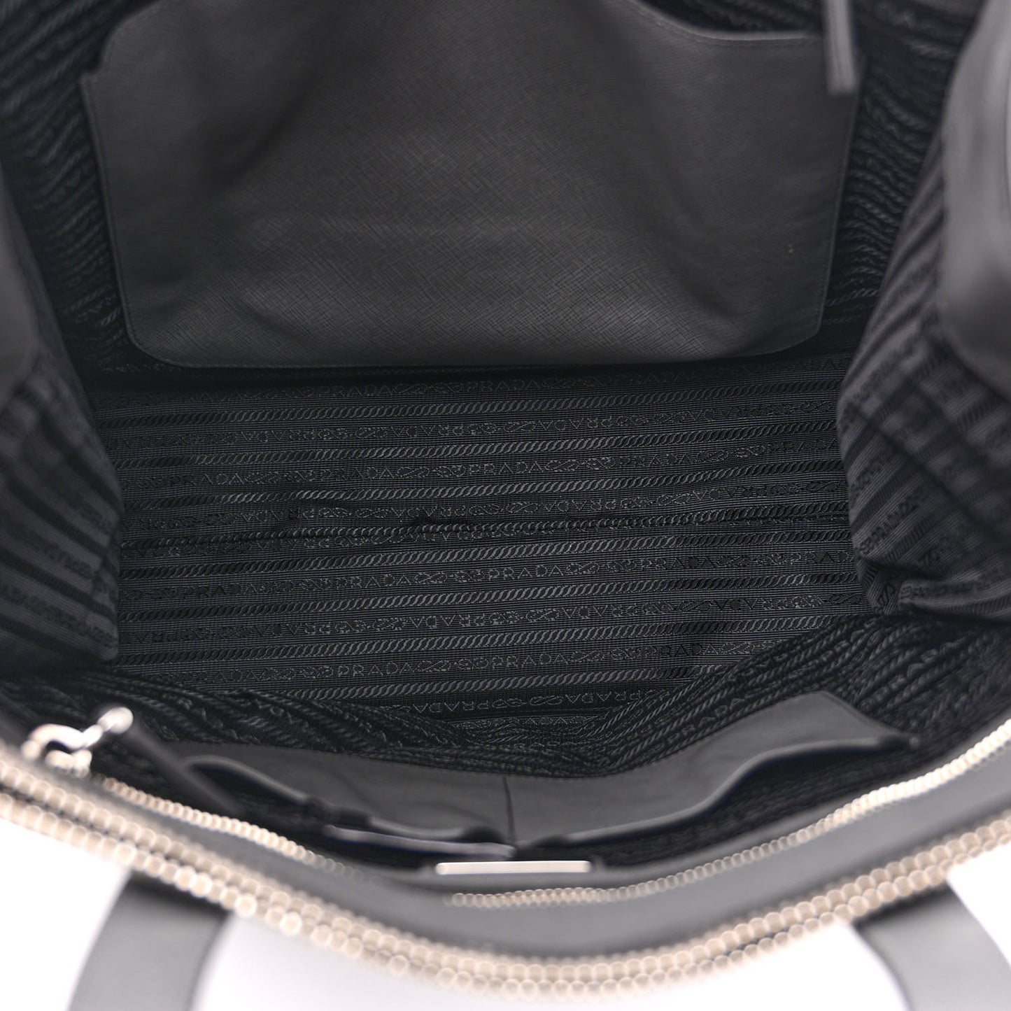 Saffiano Travel Shopping Tote Mercurio