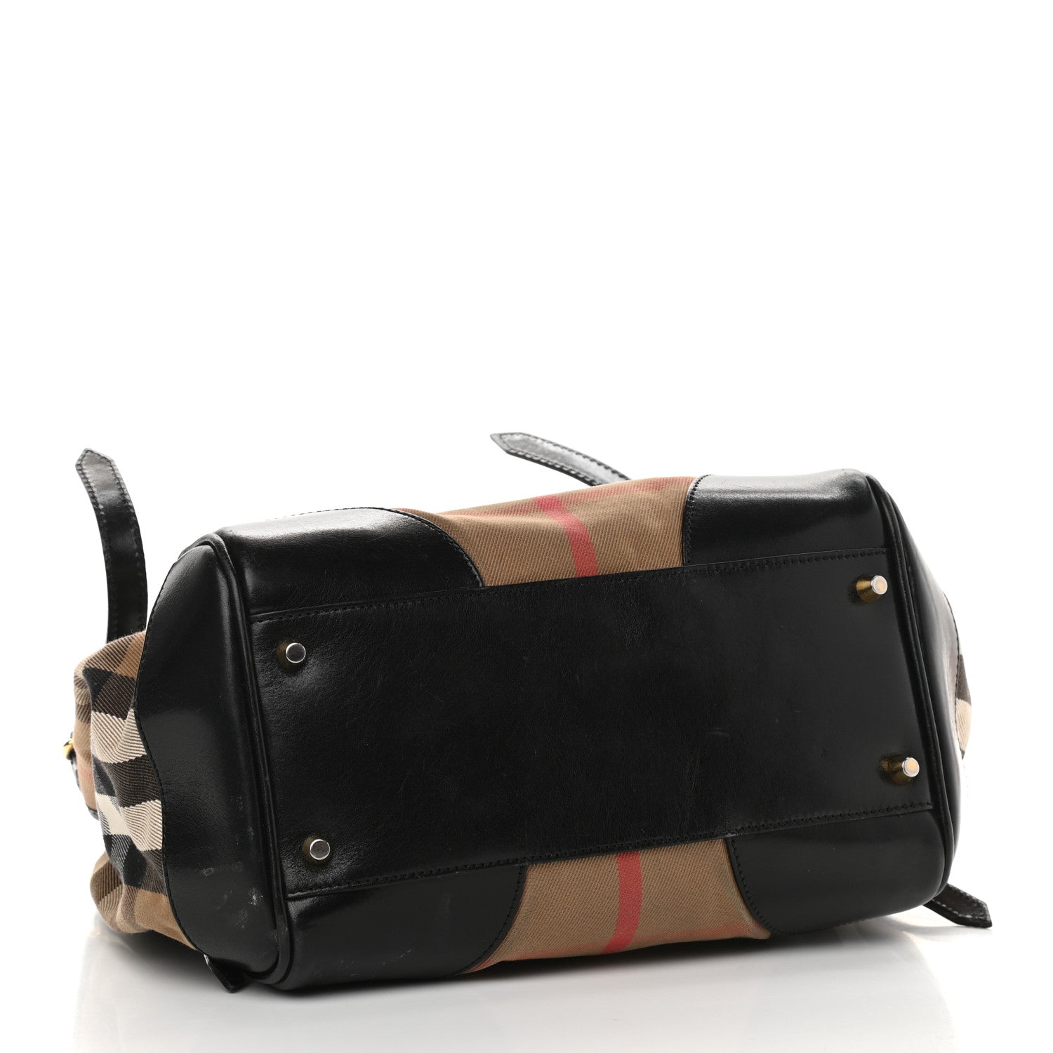 Burberry House Check Small Canterbury Tote Black 4 of 18