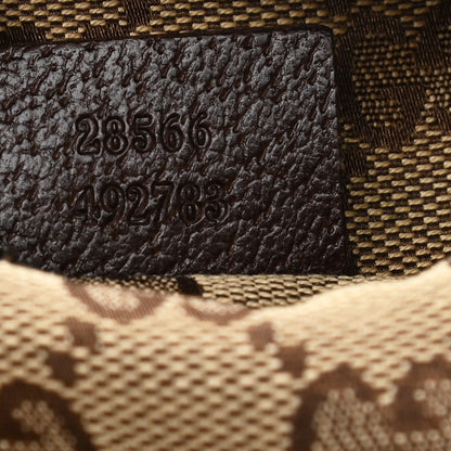 Gucci GG Monogram Double Pocket Belt Bag Dark Brown 7 of 10