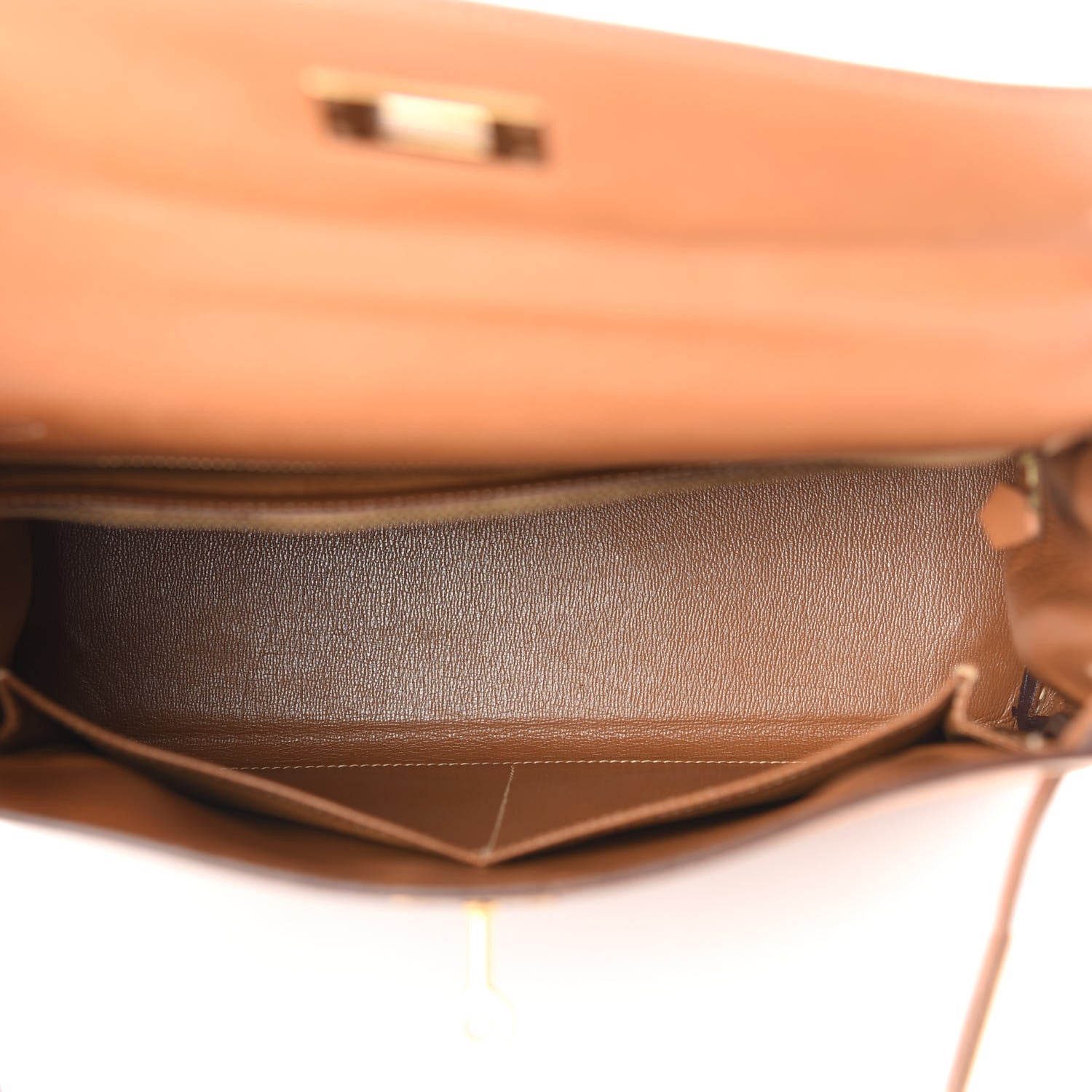 Hermes Courchevel Kelly Retourne 28 Gold 5 of 13
