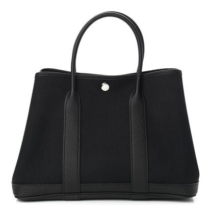 Hermes Toile Militaire Negonda Garden Party 30 TPM Black 1 of 8
