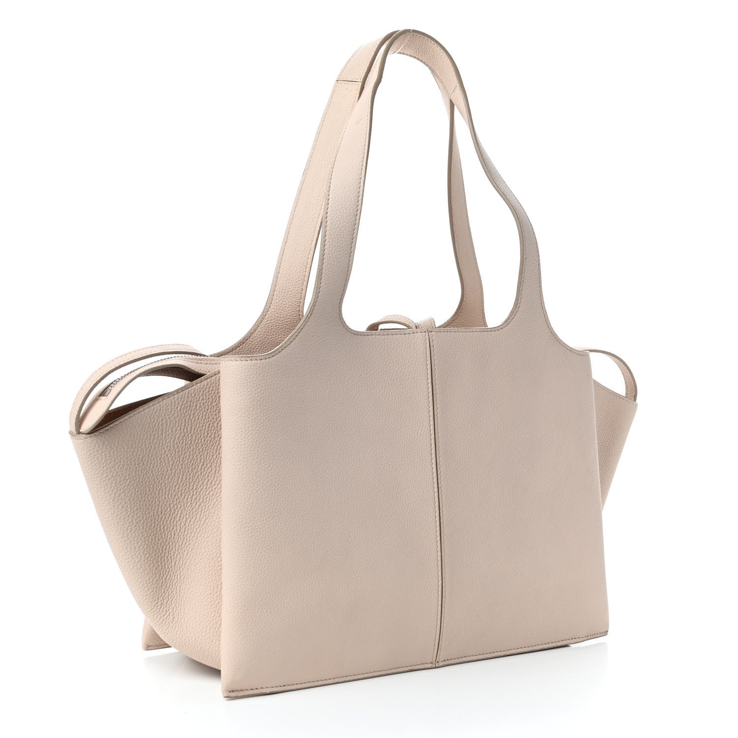 Celine Baby Grained Calfskin Small Tri-Fold Bag Powder 2 of 4