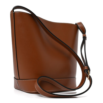 Celine Smooth Calfskin Small Cuir Triomphe Bucket Bag Tan 3 of 9