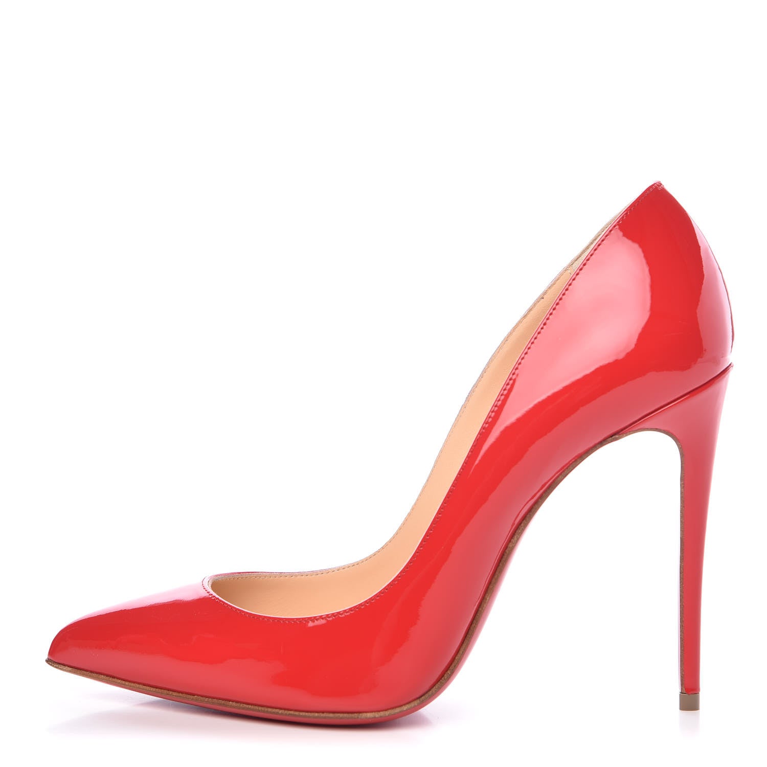 Christian Louboutin Patent Pigalle Follies 100 Pumps 37 Pavot 1 of 12