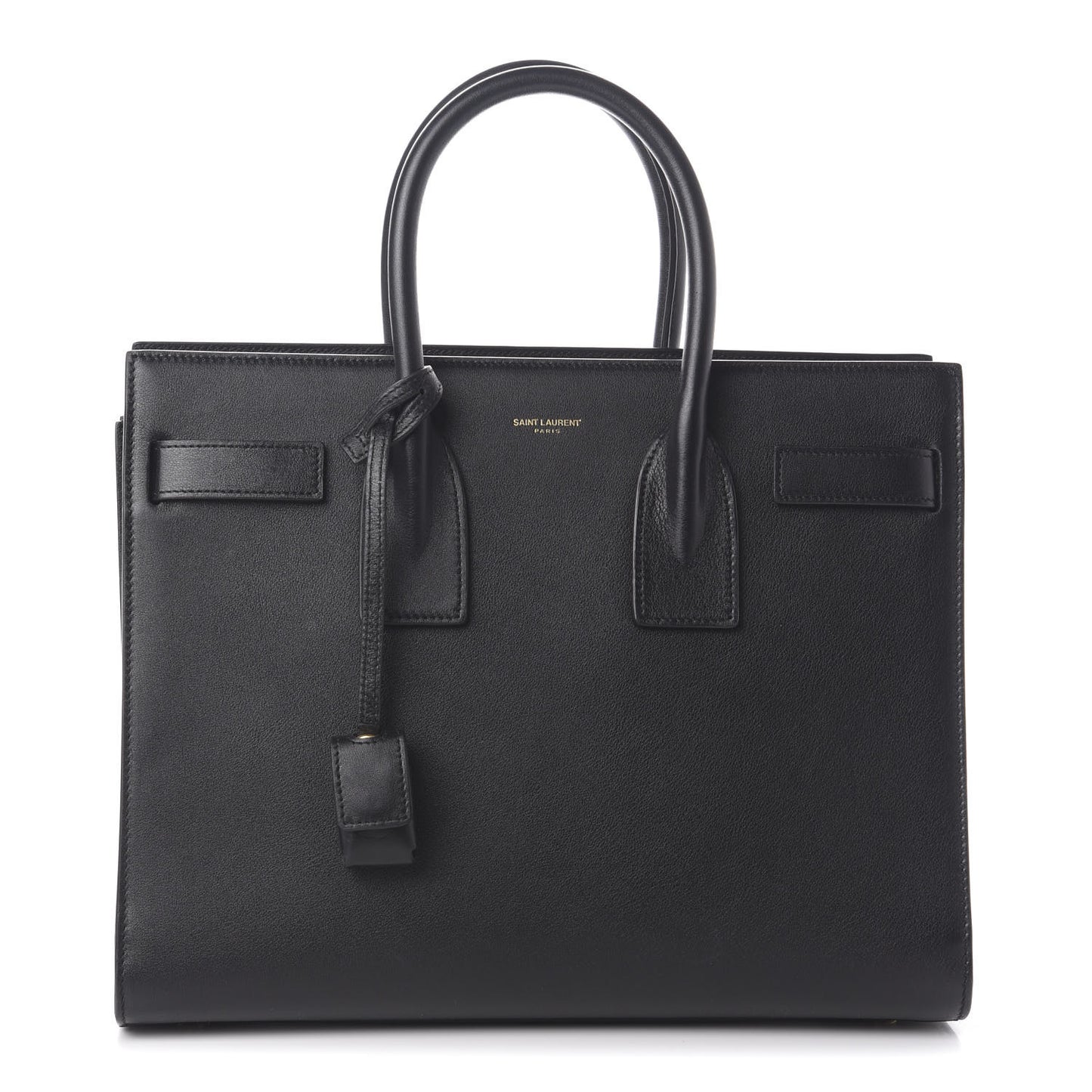 Calfskin Small Sac De Jour Black
