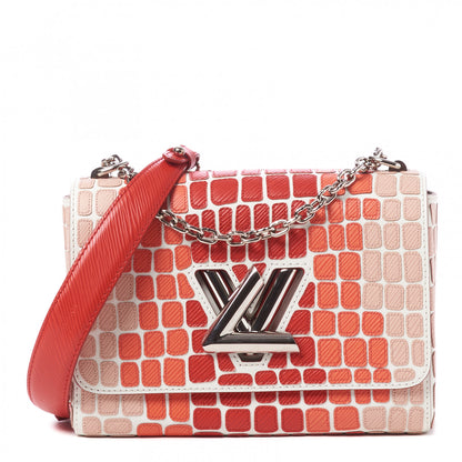 Louis Vuitton Epi Savane Twist Shoulder Bag MM Poppy 1 of 10