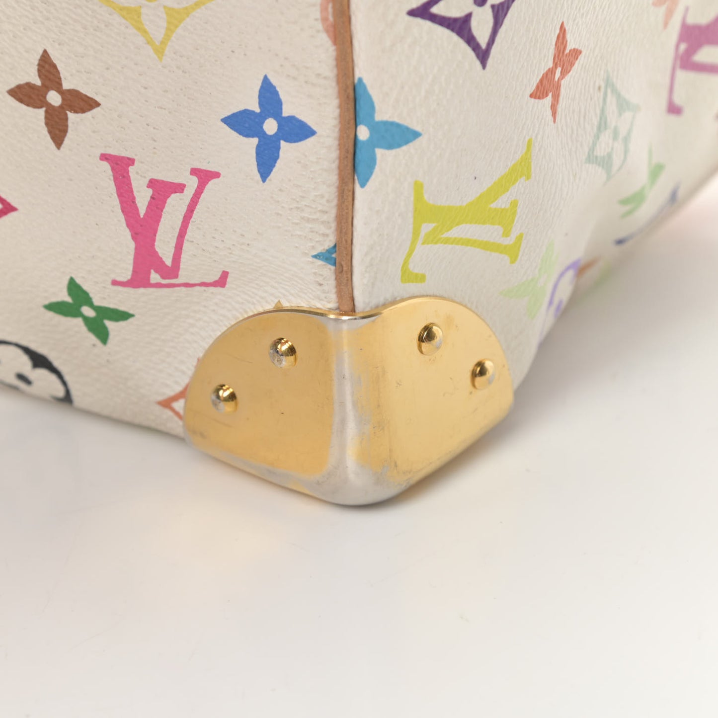 Monogram Multicolor Speedy 30 White