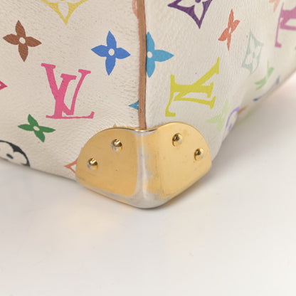 Louis Vuitton Monogram Multicolor Speedy 30 White 9 of 19