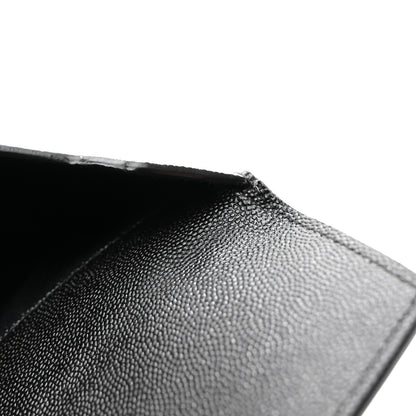Saint Laurent Grain De Poudre Uptown Pouch Black 9 of 9