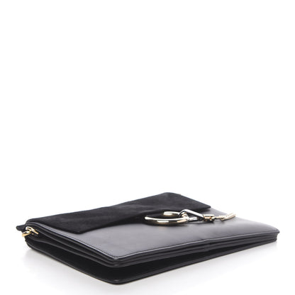 Chloe Suede Calfskin Medium Faye Shoulder Bag Black 4 of 15