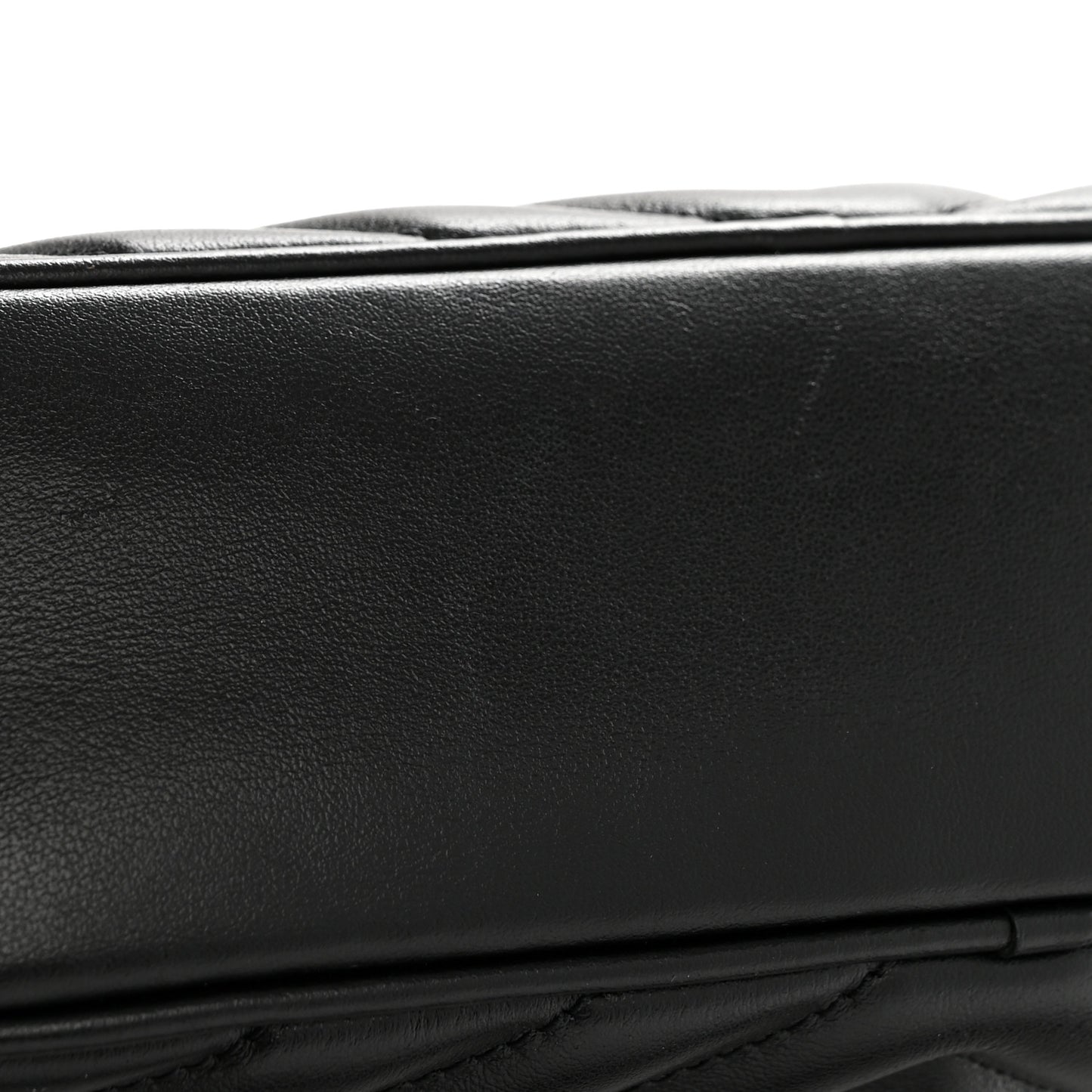 Calfskin Matelasse Monogram Lou Camera Bag Black