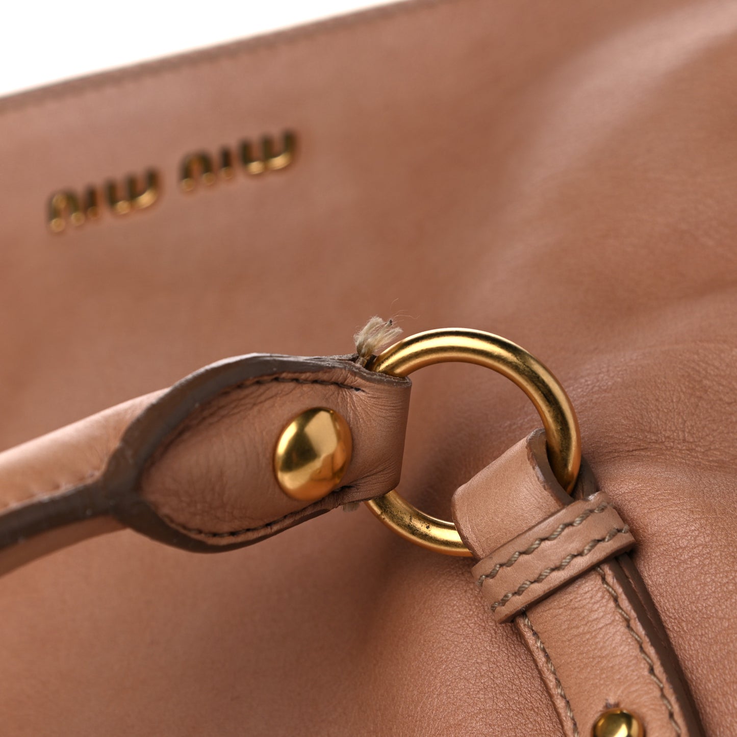 Vitello Medium Bow Bag Brown