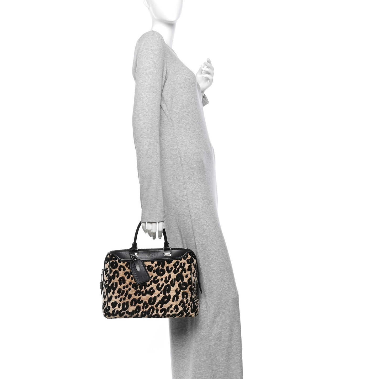 Jacquard Velvet Leopard Print Stephen Sprouse Speedy