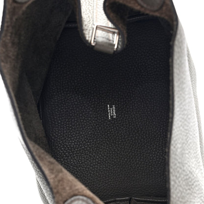 Hermes Taurillon Clemence Picotin Lock 22 MM Etain 5 of 10