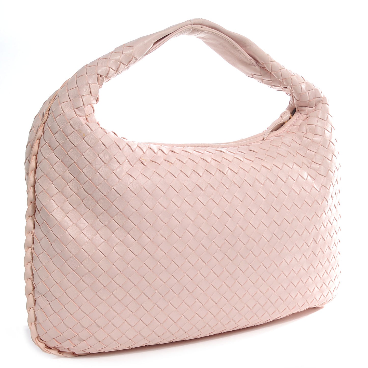 Nappa Intrecciato Medium Hobo Magnolia