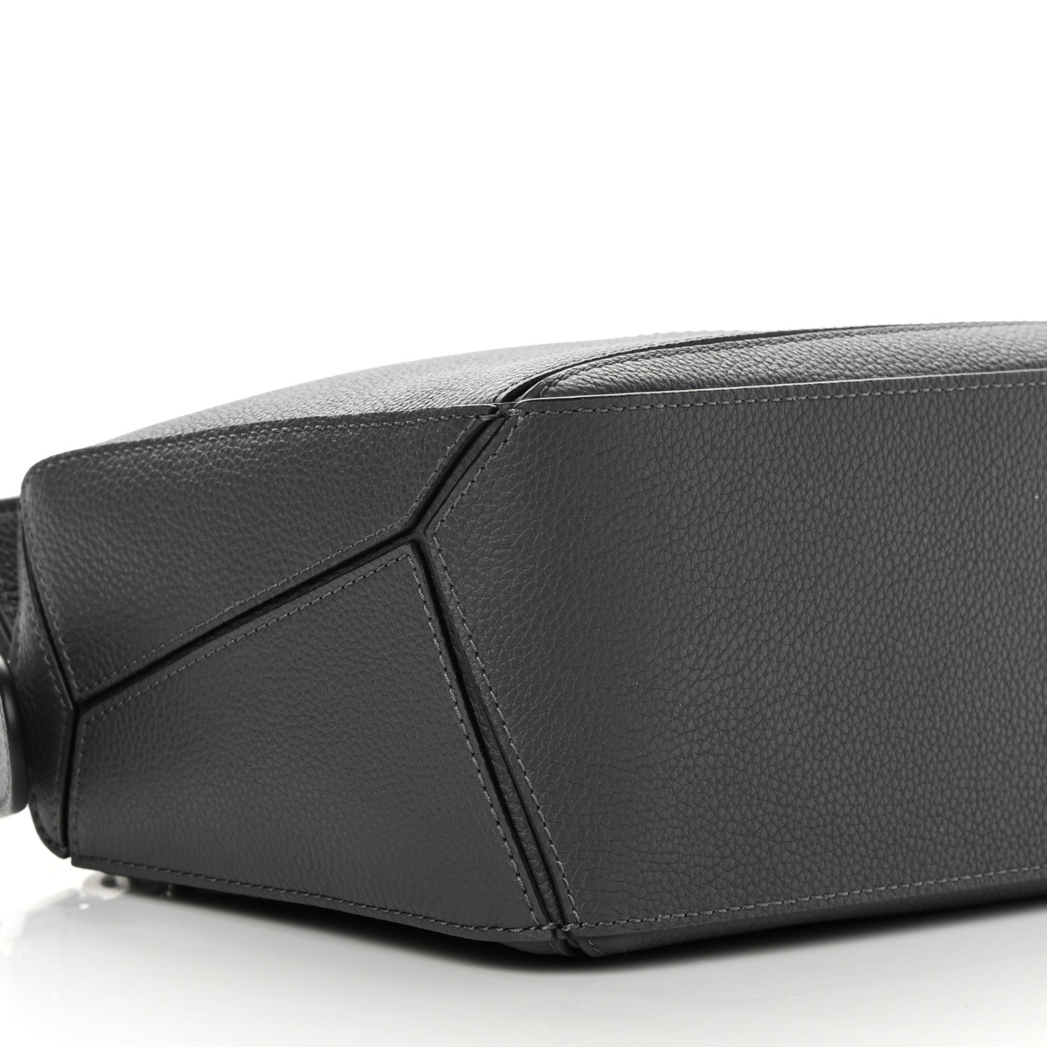 Loewe Calfskin Small Puzzle Bag Gunmetal 8 of 9