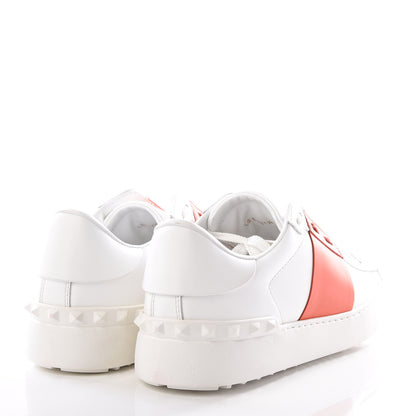 Valentino Garavani Calfskin Womens Rockstud Open Sneakers 41 White Goldfish 4 of 12
