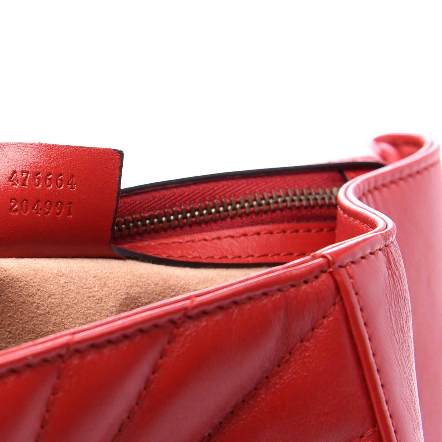 Calfskin Bamboo Trapuntata Queen Margaret Backpack Hibiscus Red