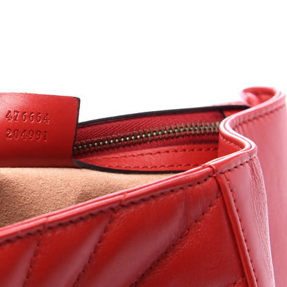 Gucci Calfskin Bamboo Trapuntata Queen Margaret Backpack Hibiscus Red 8 of 10