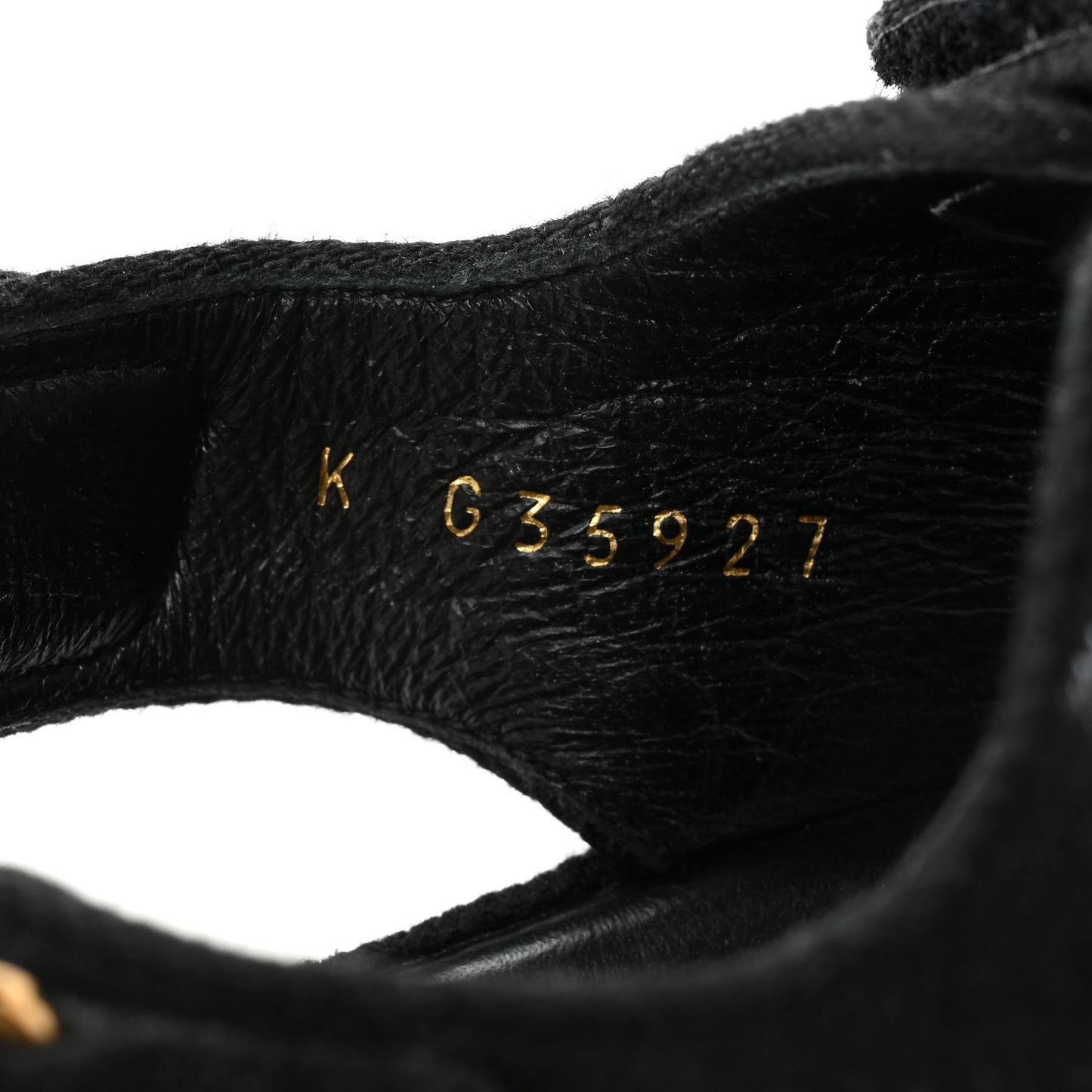 Denim Printed Dad Sandals 36.5 Black