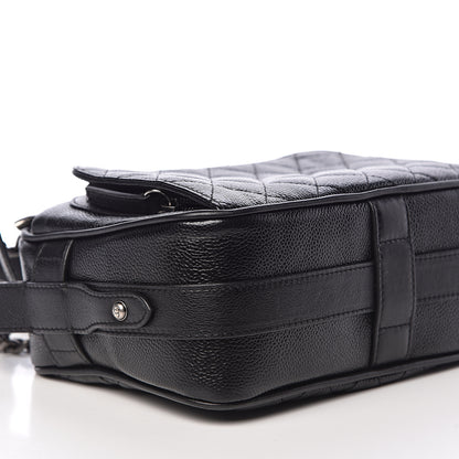 Chanel Caviar Quilted Medium Business Trip Camera Bag Black 11 of 13