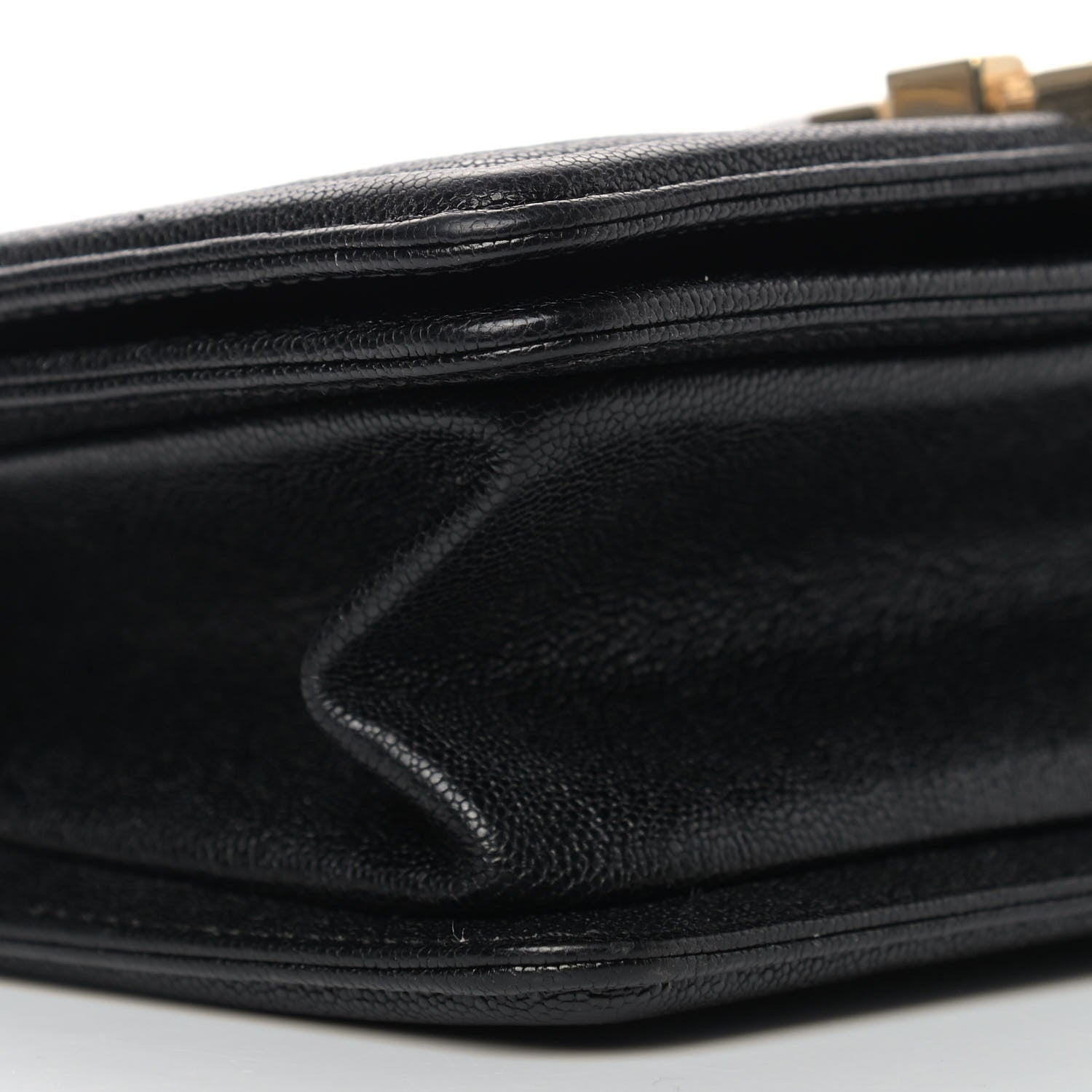 Chanel Caviar Chevron Quilted Small Boy Flap Black 8 of 12