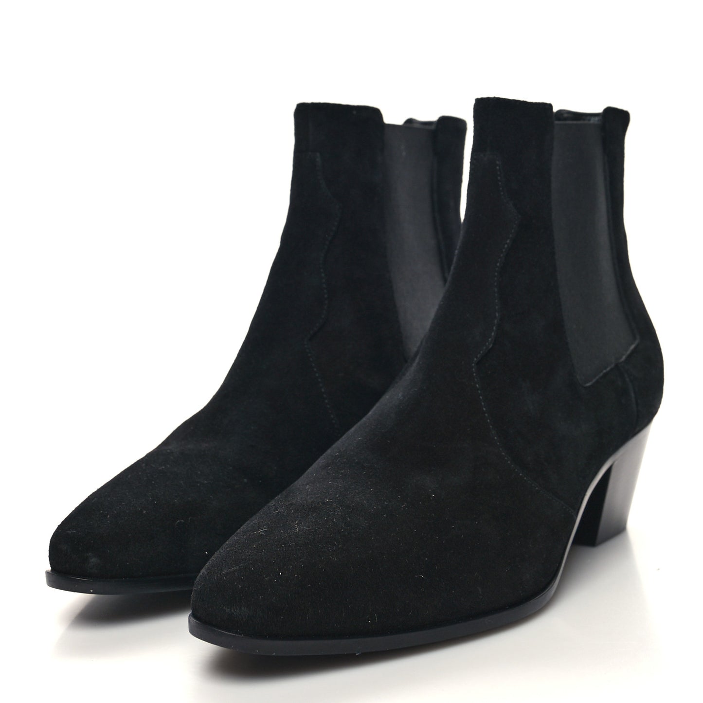 Suede Chelsea Boots 39.5 Black