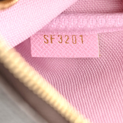 Louis Vuitton Monogram 2021 Christmas Animation Japanese Garden Mini Pochette Accessories Wisteria Pink 7 of 8
