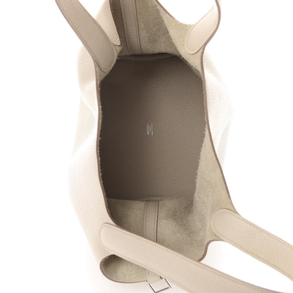 Hermes Taurillon Clemence Picotin Lock 22 MM Craie 5 of 11