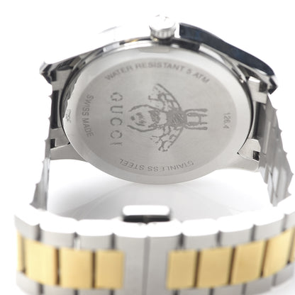 Gucci Stainless Steel 38mm G-Timeless Two Tone Bee Quartz Watch 6 of 8