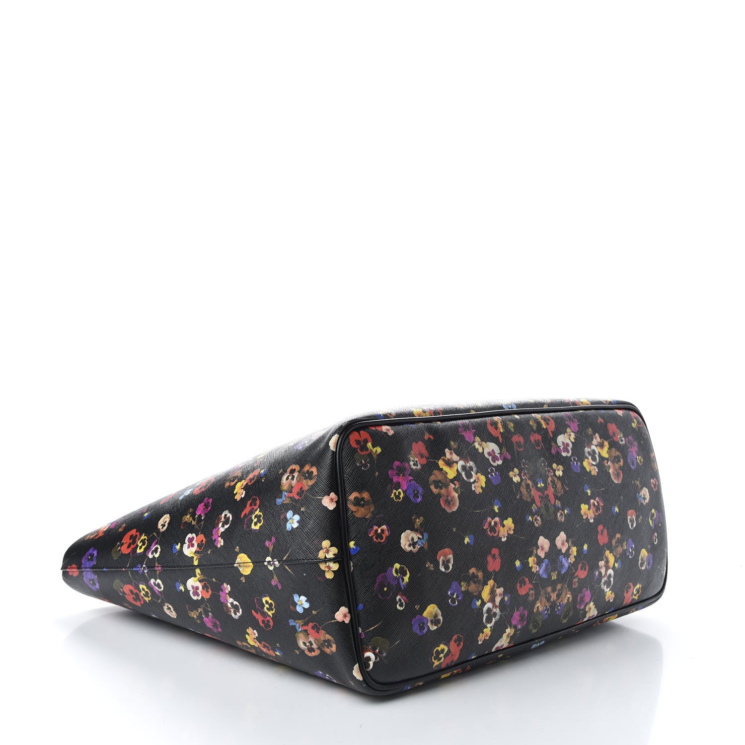 Givenchy Coated Canvas Pansy Print Large Antigona Tote Black 5 of 10