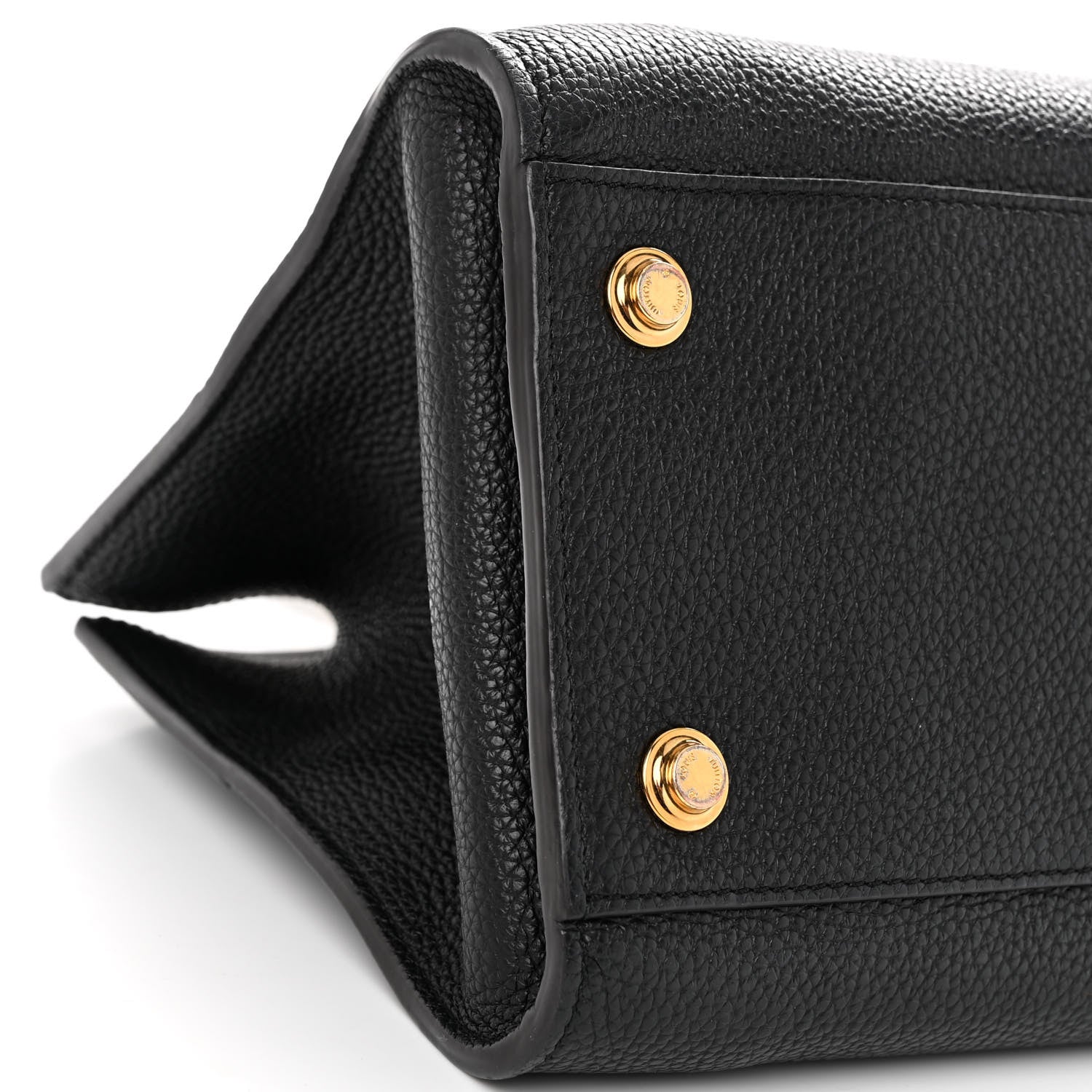 Louis Vuitton Calfskin City Steamer EW Black Gold 8 of 11