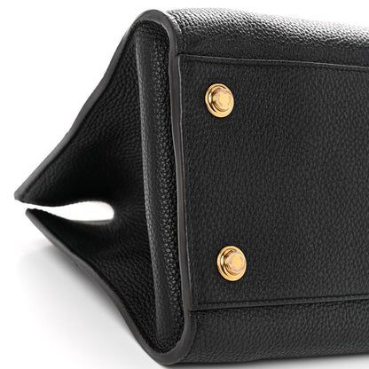 Louis Vuitton Calfskin City Steamer EW Black Gold 8 of 11