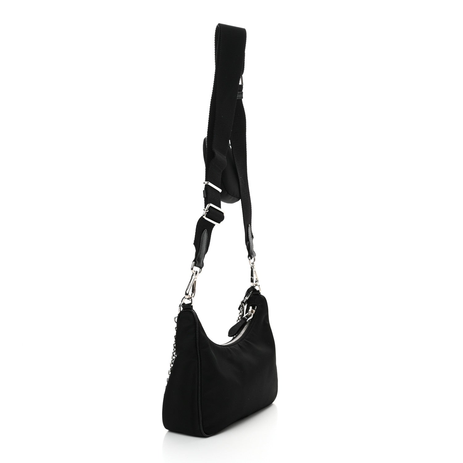 Prada Nylon Re-Edition 2005 Shoulder Bag Black 3 of 10