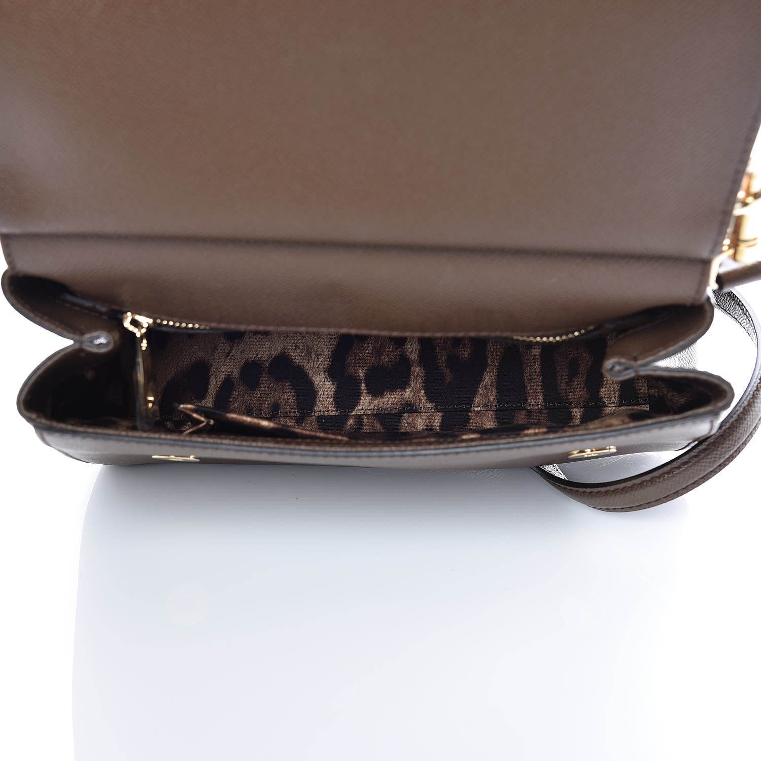 Dolce & Gabbana Dauphine Medium Miss Sicily Satchel Brown 7 of 12