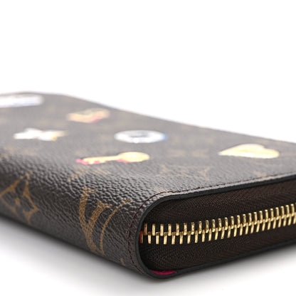 Louis Vuitton Monogram LV Love Lock Zippy Wallet 7 of 9