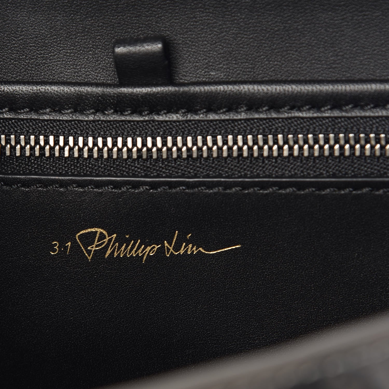 3.1 Phillip Lim 3.1 Metallic Calfskin Shark Embossed Mini Pashli Satchel Black Gunmetal 6 of 10