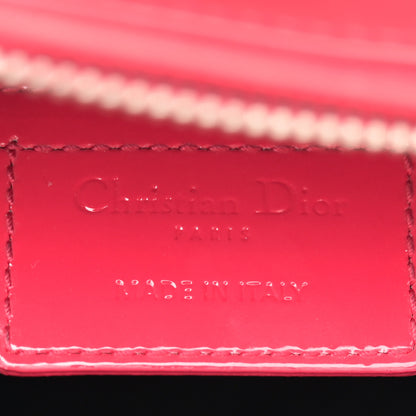Christian Dior Patent Cannage Large Lady Dior Fuchsia 6 of 13