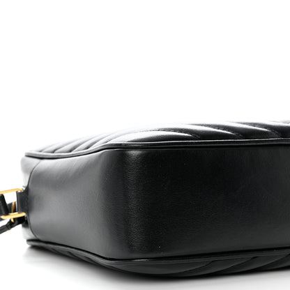Saint Laurent Calfskin Matelasse Monogram Lou Camera Bag Black 8 of 9