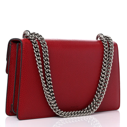 Gucci Dollar Calfskin Swarovski Crystal Small Dionysus Shoulder Bag Hibiscus Red 3 of 10