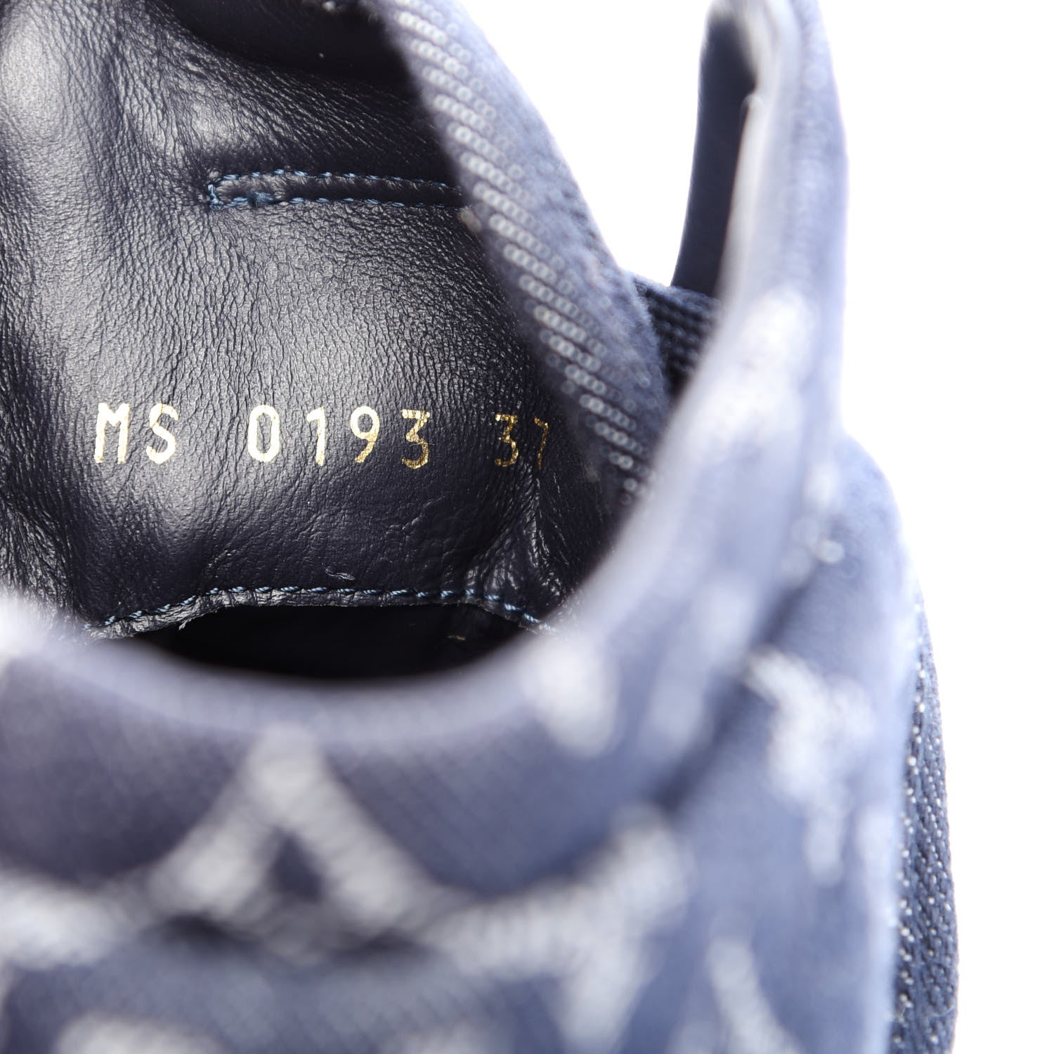 Louis Vuitton Monogram Denim Brea Sneaker 37 Blue 9 of 9