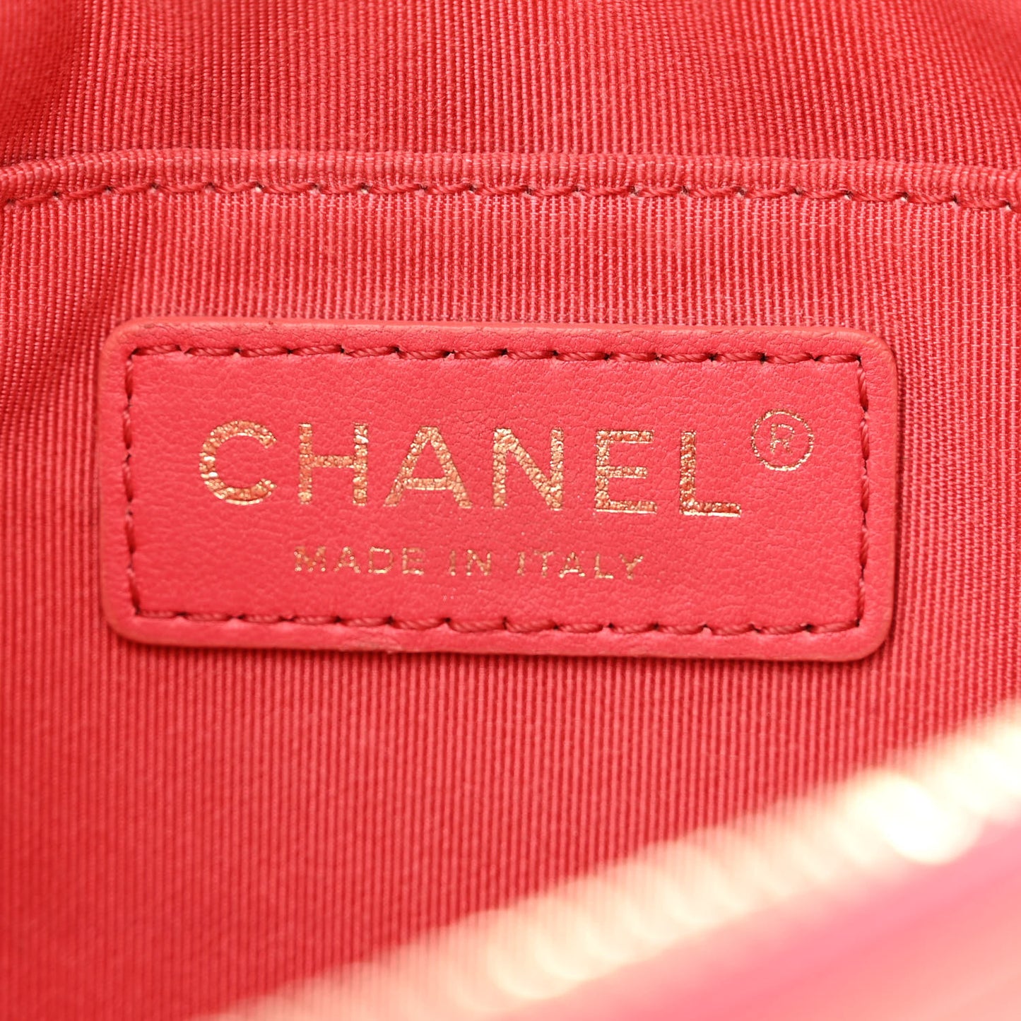 Crumpled Glazed Lambskin Quilted Waist Bag Fanny Pack Pink