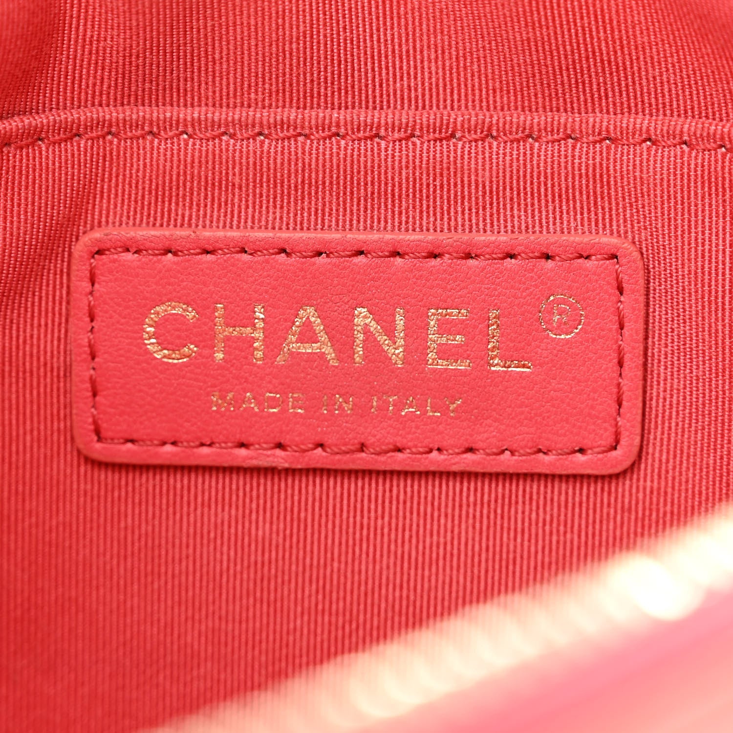 Chanel Crumpled Glazed Lambskin Quilted Waist Bag Fanny Pack Pink 6 of 11