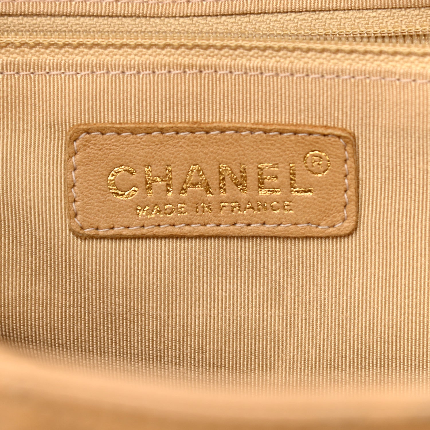 Chanel Caviar Quilted Grand Timeless Tote GTT Beige 8 of 14