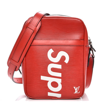Louis Vuitton X SUPREME Epi Danube PM Red 1 of 15