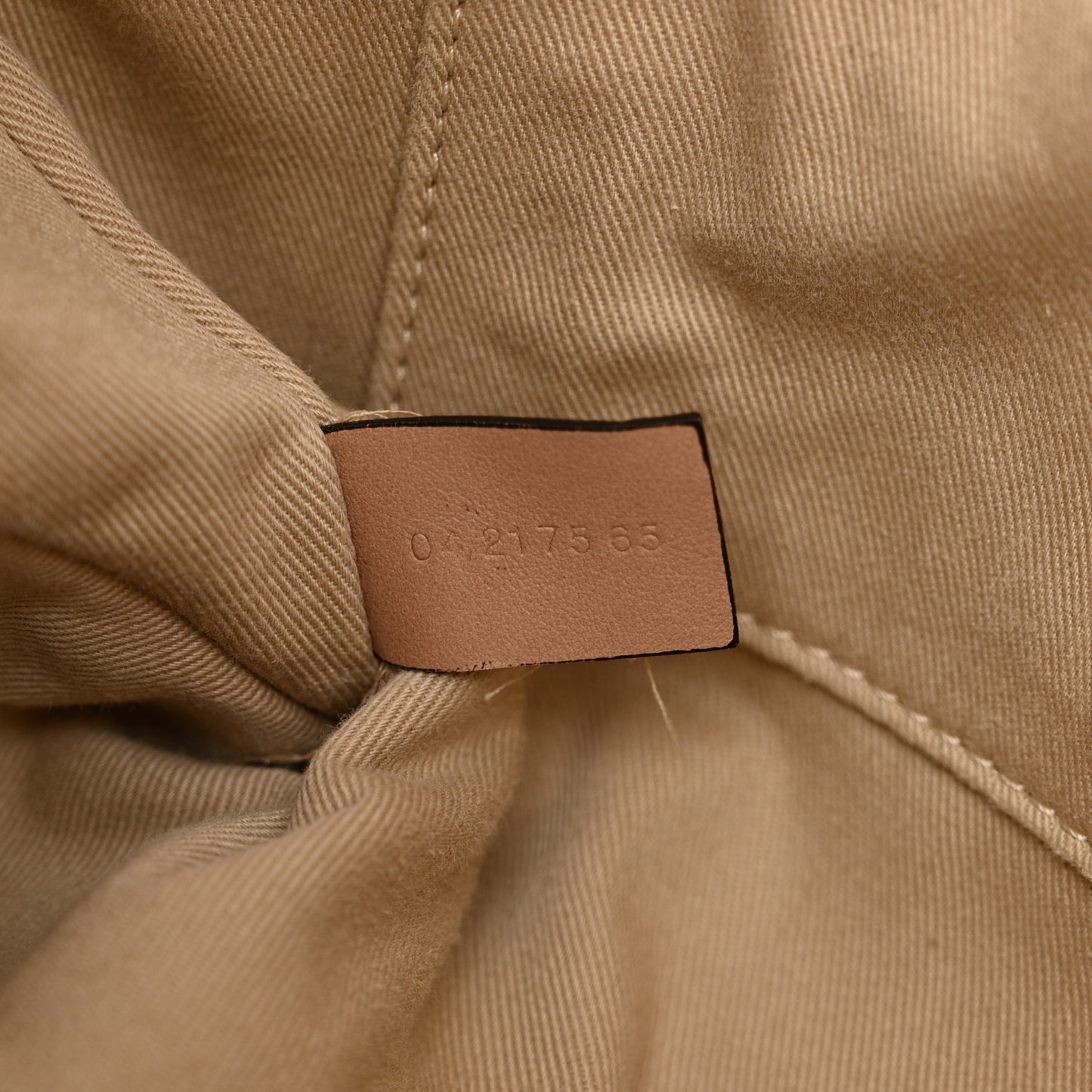 Linen Calfskin Medium Woody Ribbon Tote Argil Brown