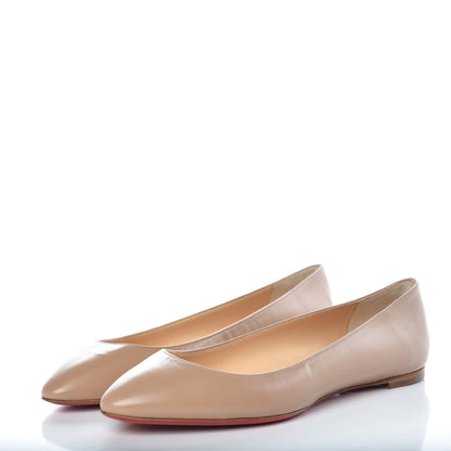 Christian Louboutin Nappa Eloise Flats 39 Nude 3 of 7